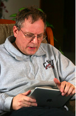 Photo: "Baby Boomer with iPad" Quinn Dombrowski on Flickr